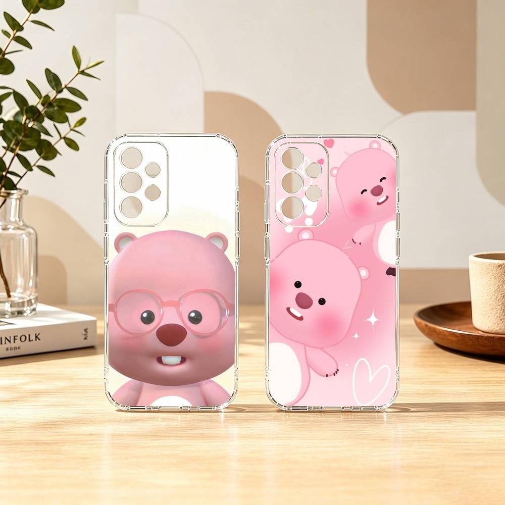 Phone Cases Loopy - Pembe Karikatür Loopys hediye Telefon Kılıfı