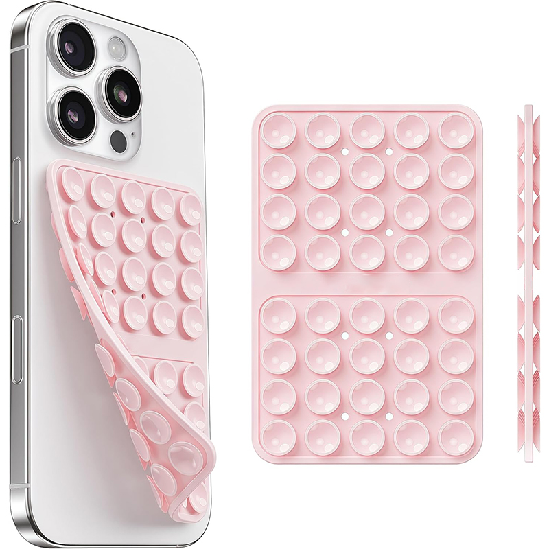 Phone Cases Video - Silikon Çift Taraflı Vakumlu Telefon Tutucu,