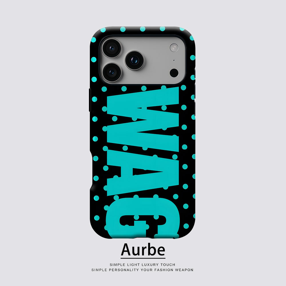 Phone Cases Typo - Neon Noktalı Manyetik Telefon Kılıfı iPhone
