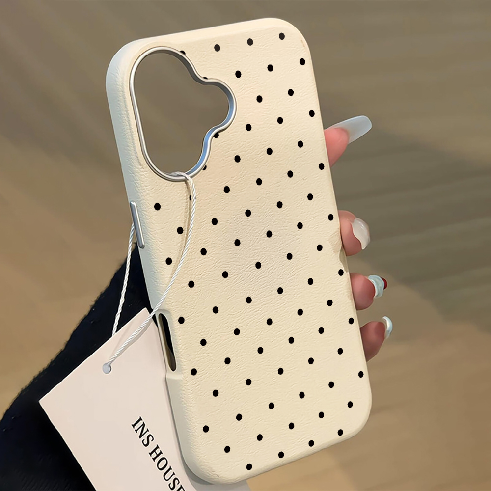Phone Cases Korea - Kore INS Sevimli Puantiyeli Telefon Kılıfı