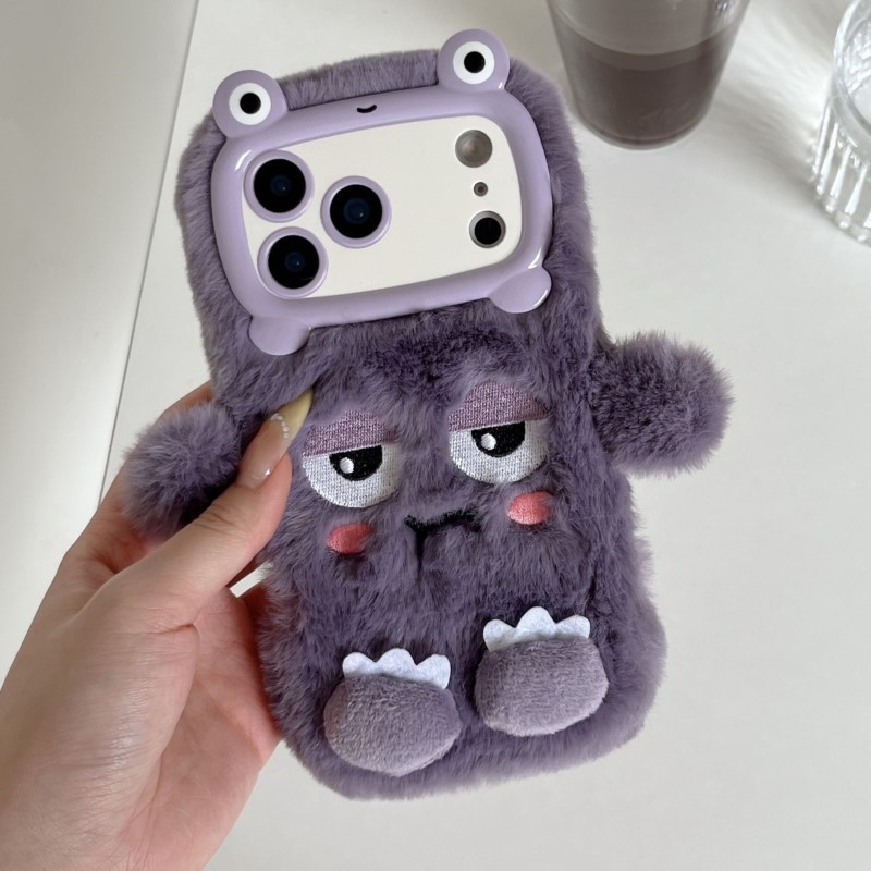 Phone Cases Iphone 16 - Sevimli Karikatür Komik Uyuyan Suratlı Telefon