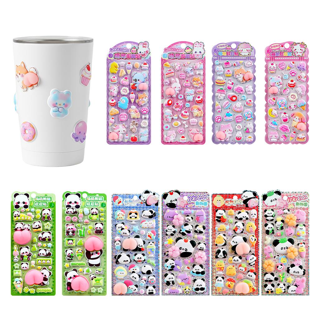 Phone Cases Kids - Sevimli 3D Panda Karikatür Stres Giderici