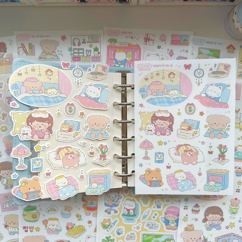 Phone Cases Kids - Sevimli Karikatür Kız ve Hayvanlar Günlük