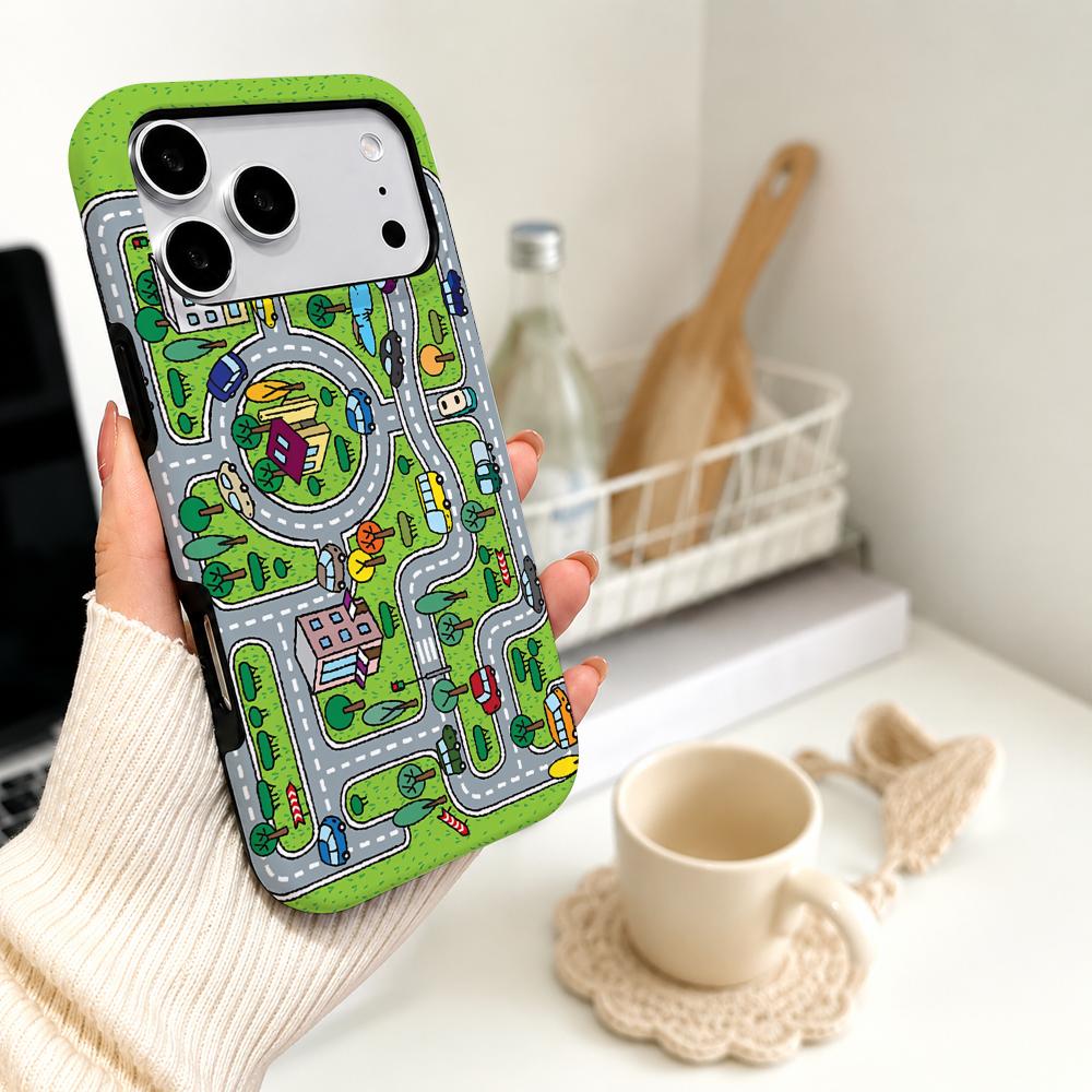 Phone Cases Kids - Çocuk Oyuncak Arabası Şehir Yolu Telefon