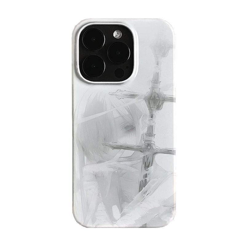 Phone Cases For Girls - Güzel Anime Kızı Kılıçlı Havalı Jöle