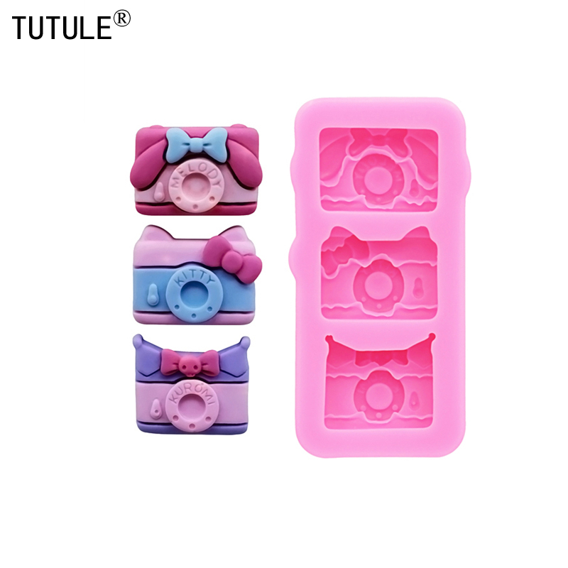 Phone Cases Eco Friendly - Karikatür kamera silikon kalıp reçine telefon