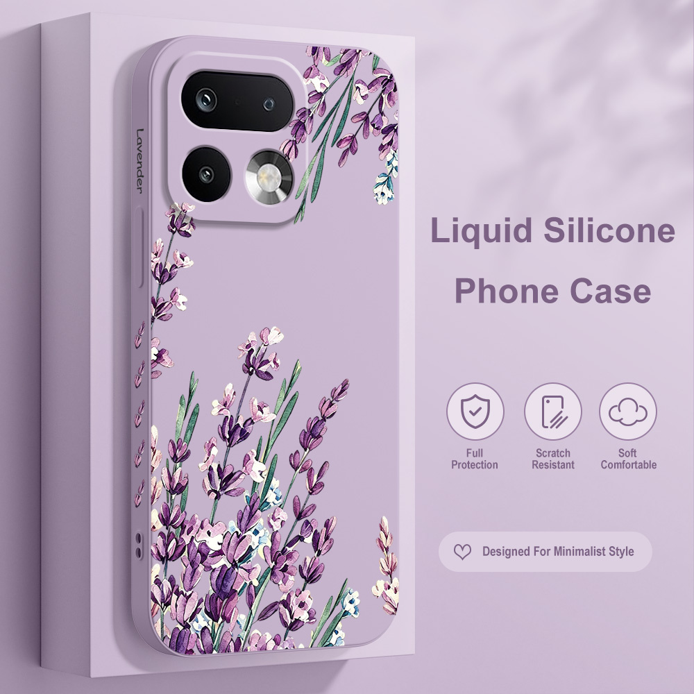 Phone Cases Oppo - Lavanta Desenli Telefon Kılıfı Oppo Realme