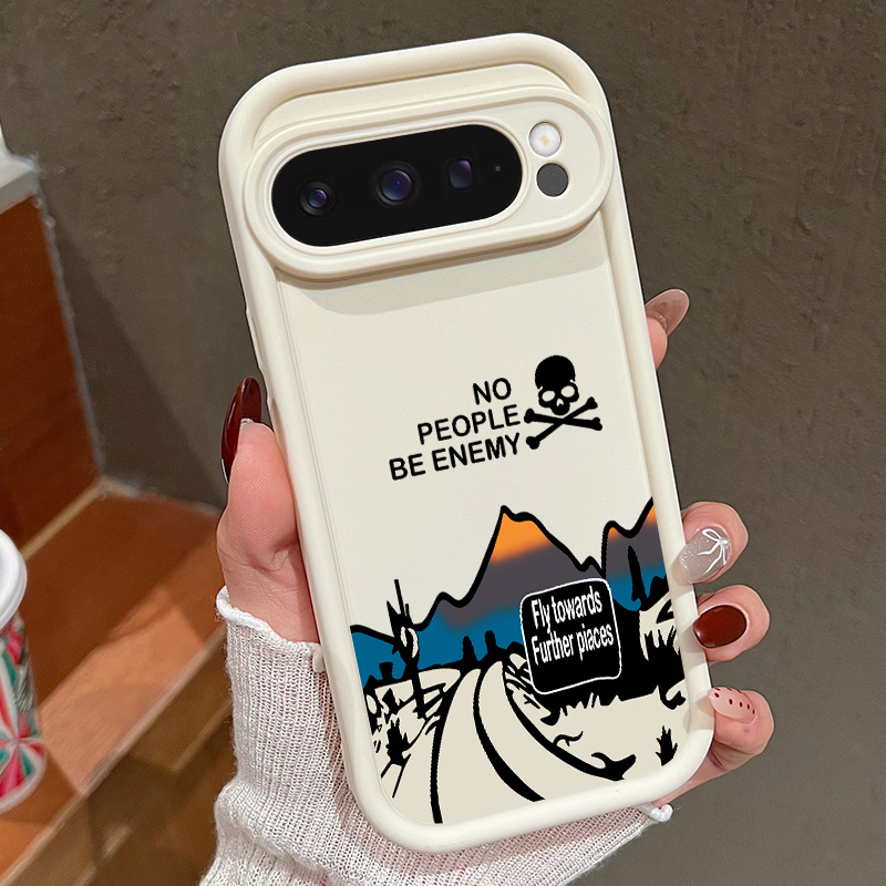 Phone Cases Google Pixel 7 - Dağ Yolu Desenli Telefon Kılıfı Google