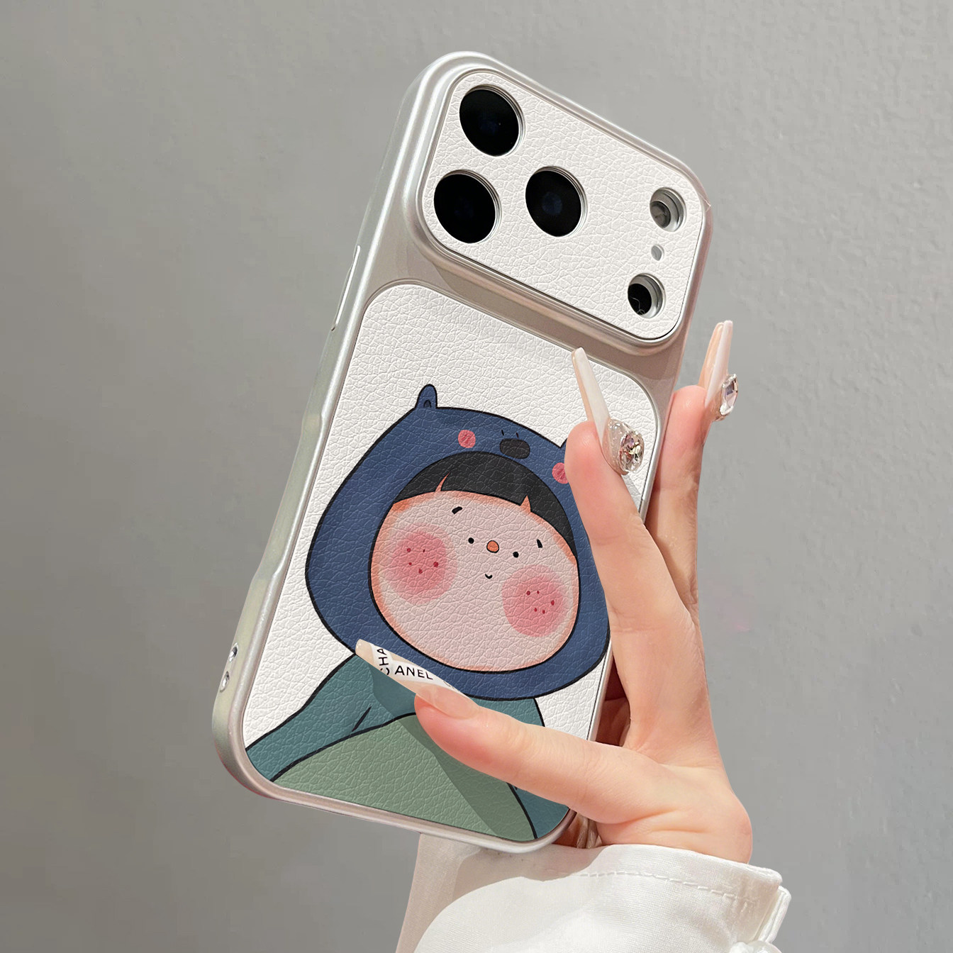 Phone Cases Xr Boys - Sevimli Başlıklı Kız Erkek Deri Elektrokaplama