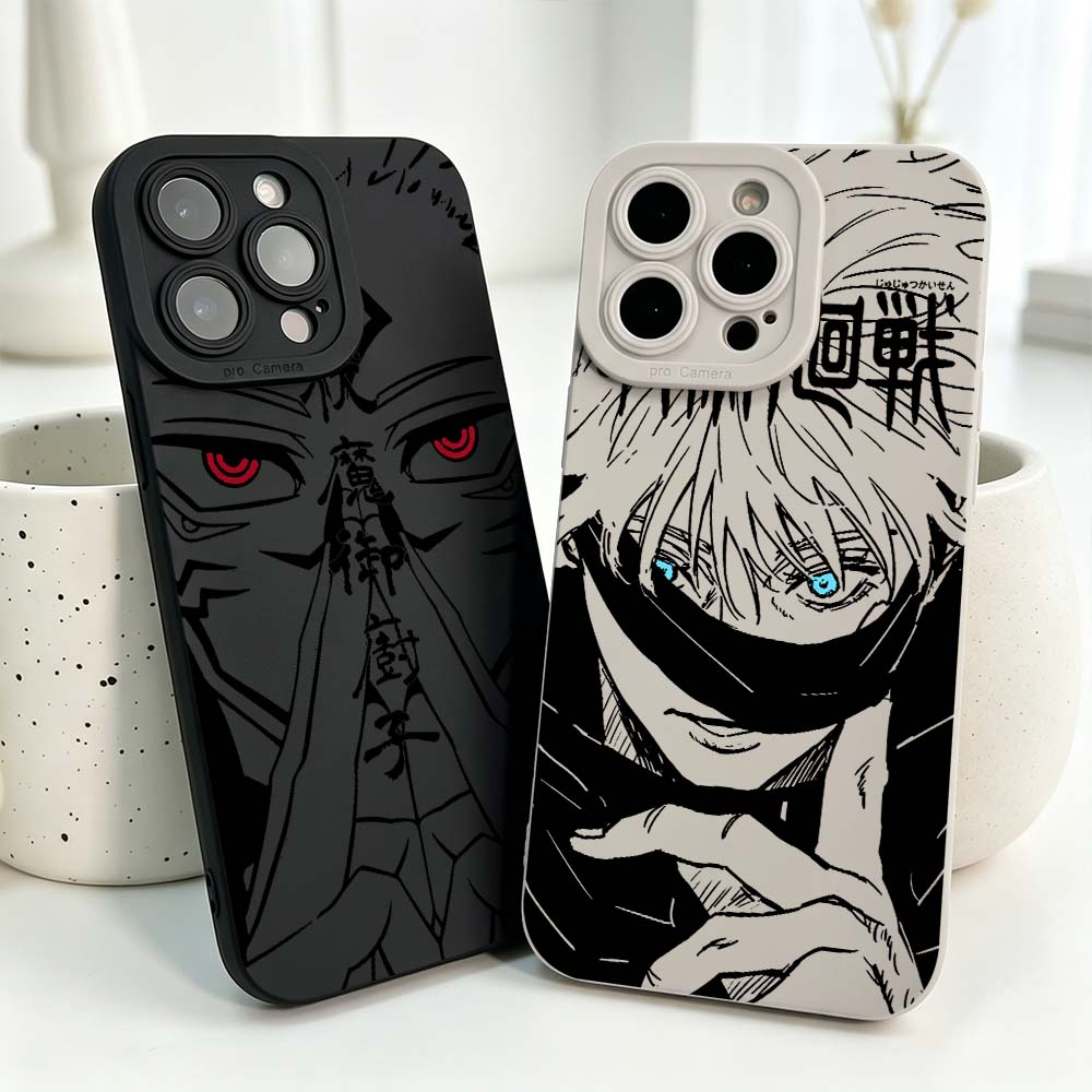 Phone Cases Iphone 16 - Anime Jujutsu Kaisen Havalı Silikon Kılıf