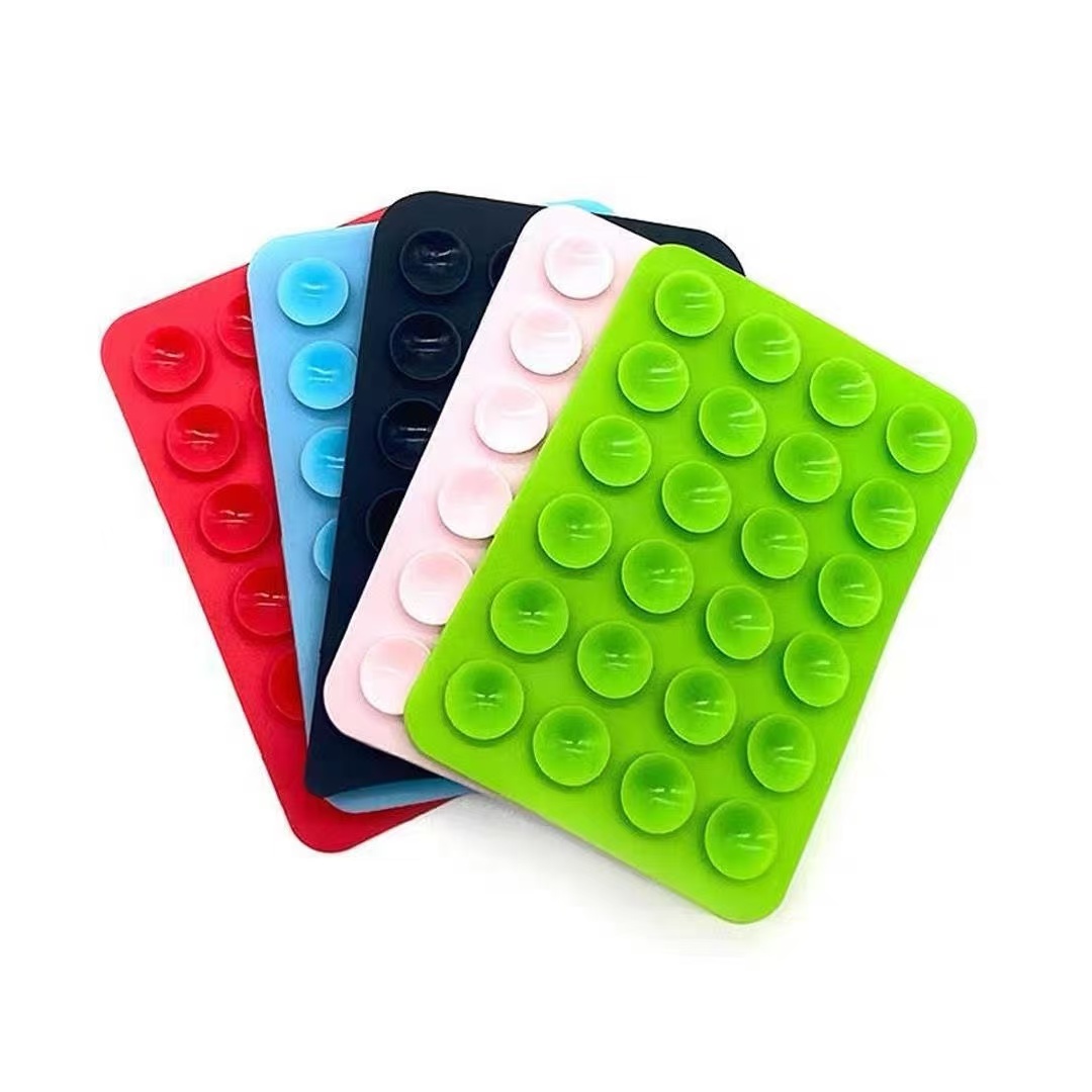 Phone Cases Case - Silikon Vakumlu Telefon Tutucu Kare Kaymaz