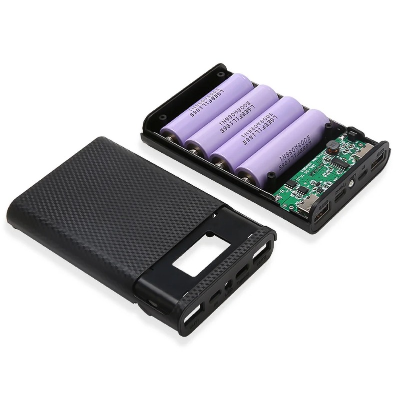 Phone Cases Android - 4x18650 pil şarj cihazı saklama kutusu