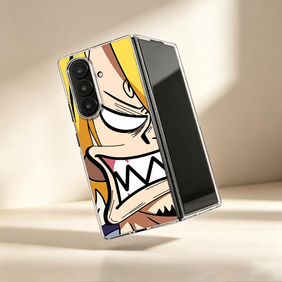 Phone Cases Z Fold 7 - Kızgın Sanji Anime Kılıfı Samsung Galaxy