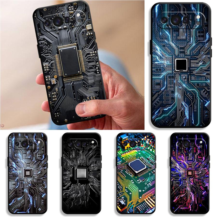 Phone Cases Google Pixel 7 - Retro devre kartı Funda telefon kılıfı