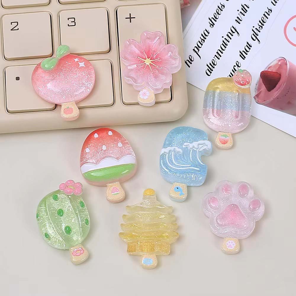 Phone Cases For Boys - 10 adet Kawaii Şeffaf Yaz Mini