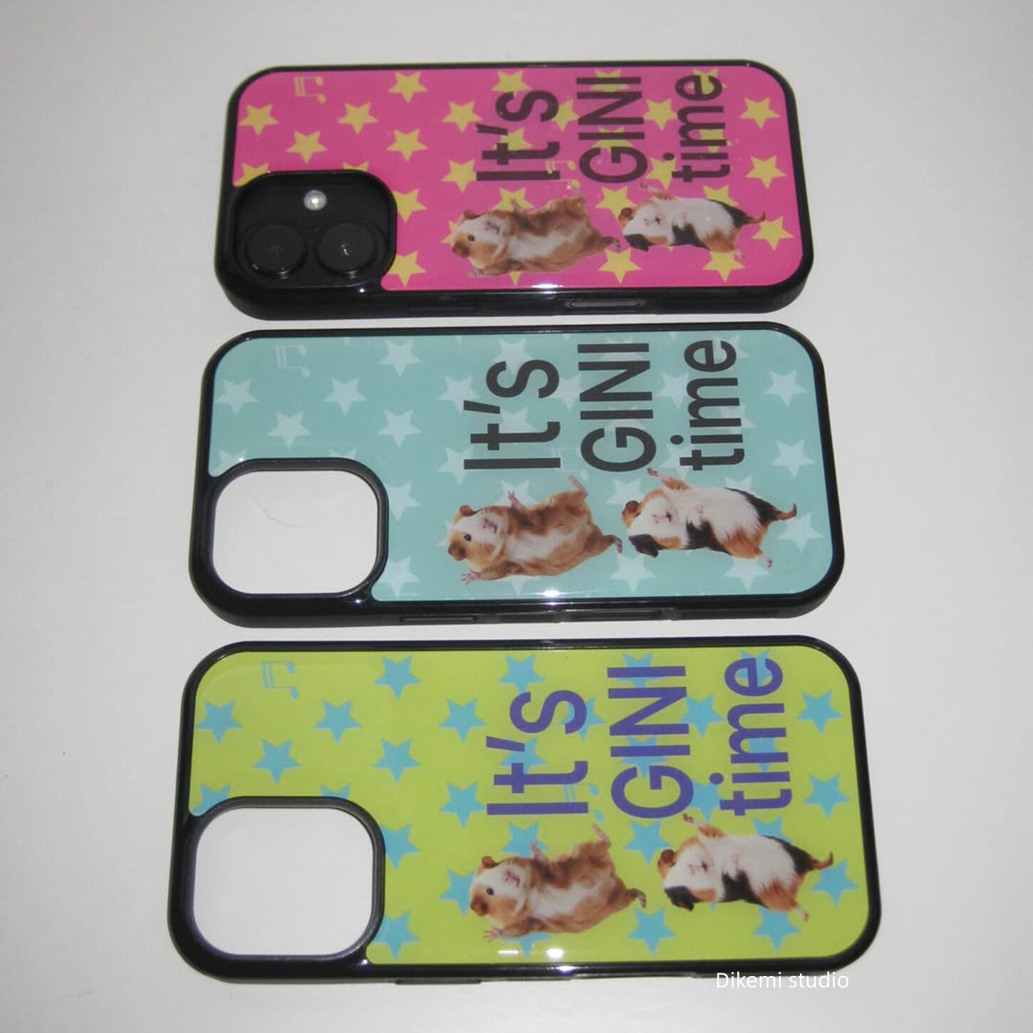 Phone Cases Korea - Kore Vintage Gine Domuzu Yıldızları Mat