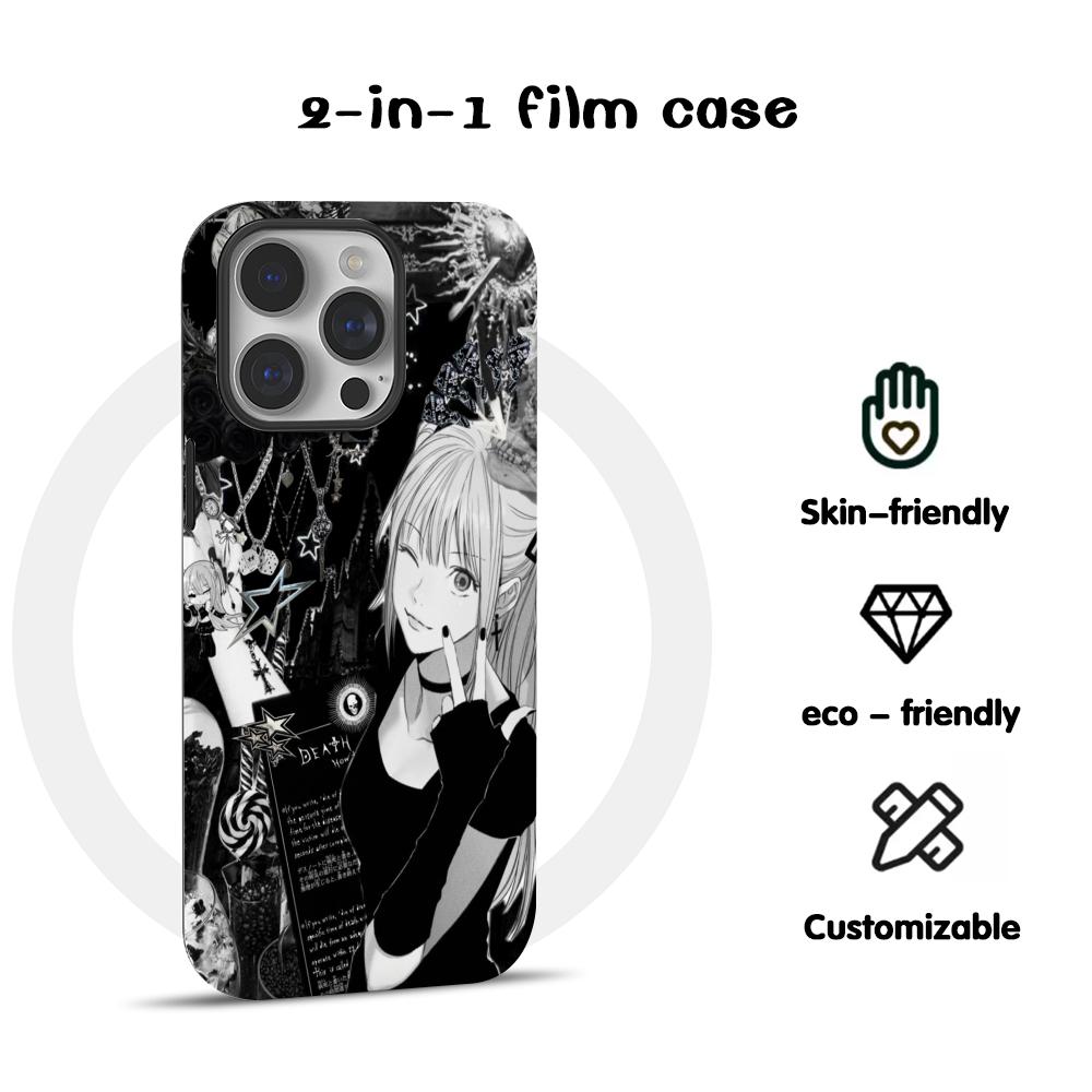 Phone Cases For Girls - Misa Y2K kızı Death Note klasik