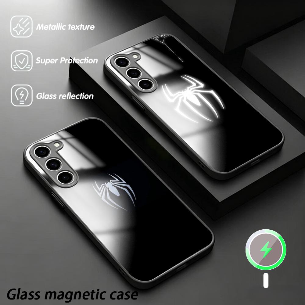 Phone Cases Magnetic - Havalı güçlü moda Örümcek Telefon Kılıfı