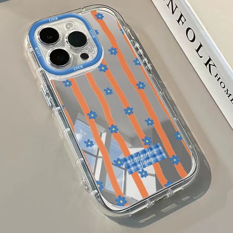 Mavi Çizgili Çiçek Desenli Ayn - Phone Cases Blue incelemesi ve fiyatı