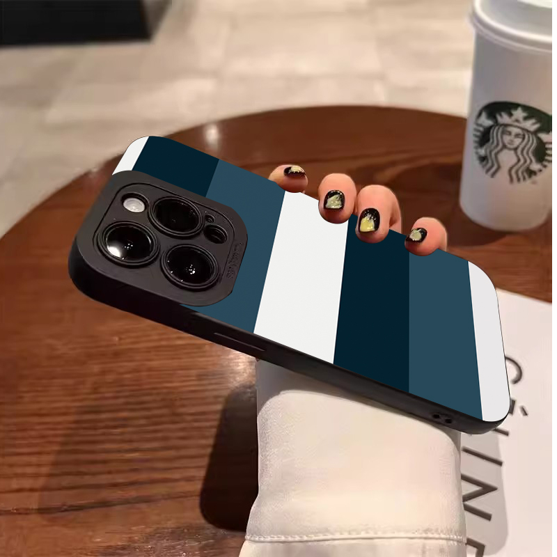 Mavi Beyaz Çizgili Desenli Tel - Phone Cases Blue incelemesi ve fiyatı
