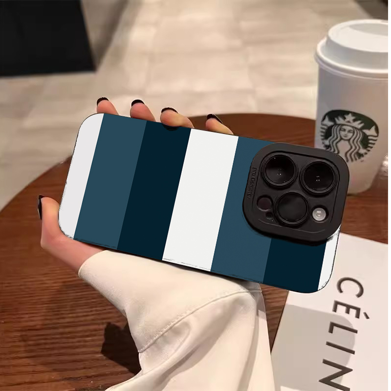 Mavi Beyaz Çizgili Desenli Tel - Phone Cases Blue incelemesi ve fiyatı