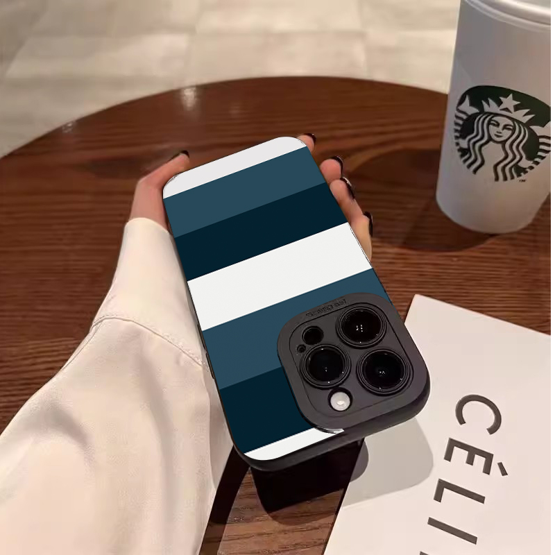 Mavi Beyaz Çizgili Desenli Tel - Phone Cases Blue incelemesi ve fiyatı