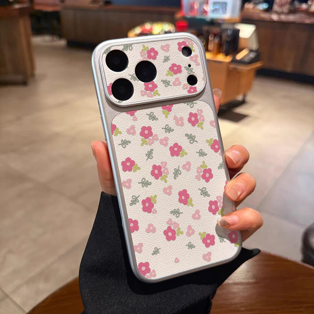 Lüks INS Çiçek Desenli Büyük P - Phone Cases With Camera Cover incelemesi ve fiyatı