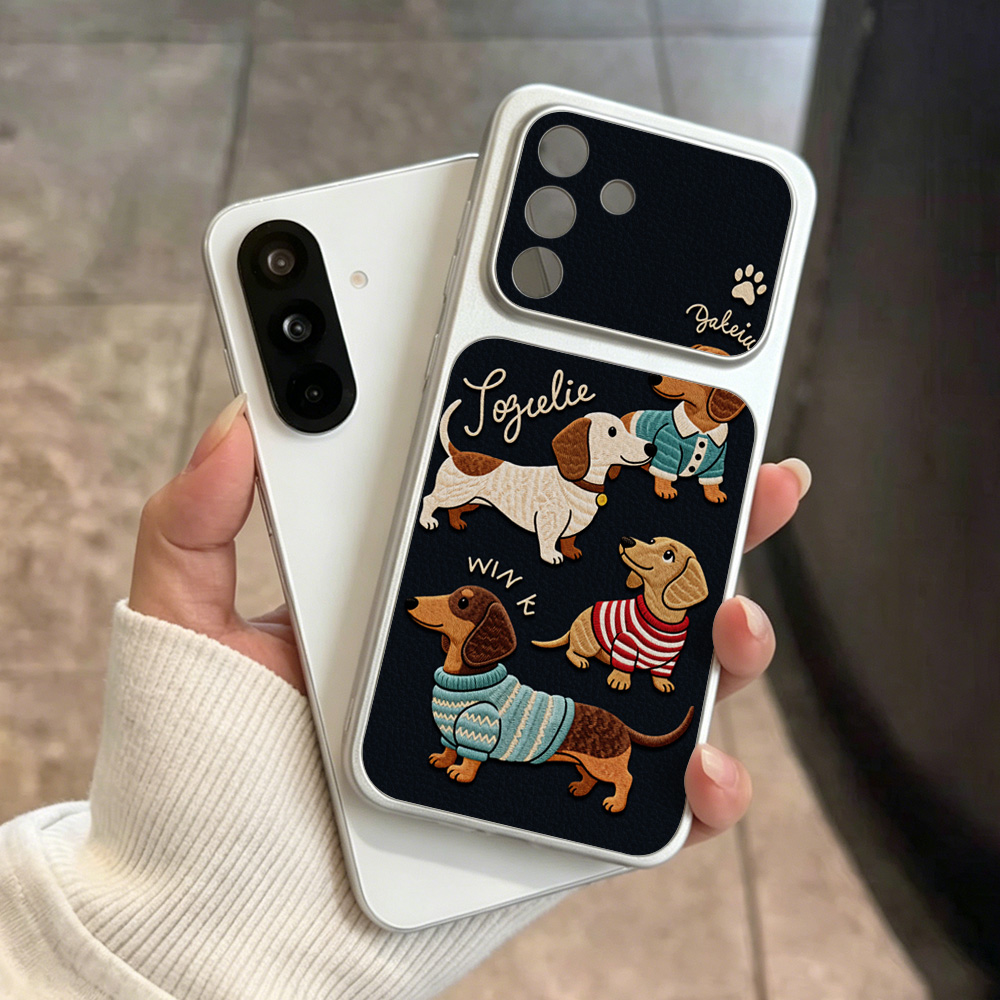 Karikatür Dachshund Desenli Sa - Phone Cases With Camera Cover incelemesi ve fiyatı