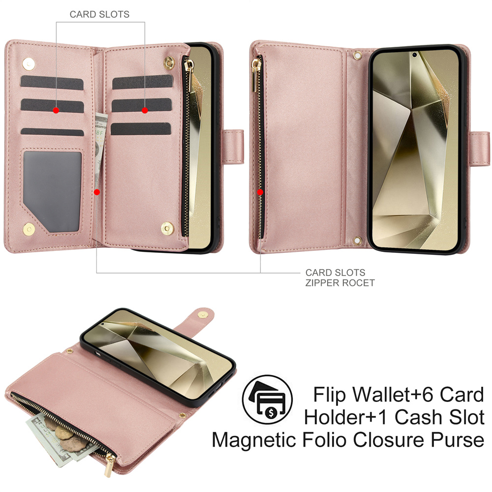 Crossbody Fermuarlı Deri Cüzda - Phone Cases Android incelemesi ve fiyatı