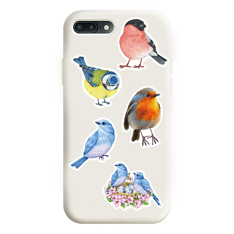 50 adet suluboya kuş Graffiti  - Phone Cases Kids incelemesi ve fiyatı