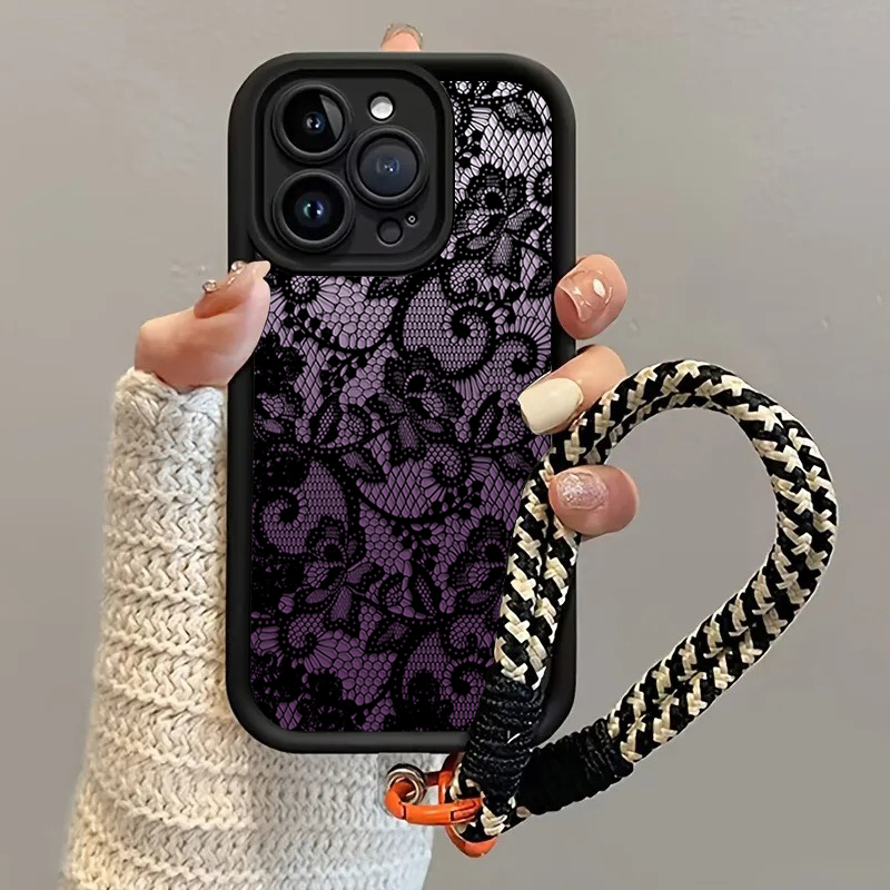 Siyah Mor Dantel Askılı Telefo - Phone Cases Purple incelemesi ve fiyatı