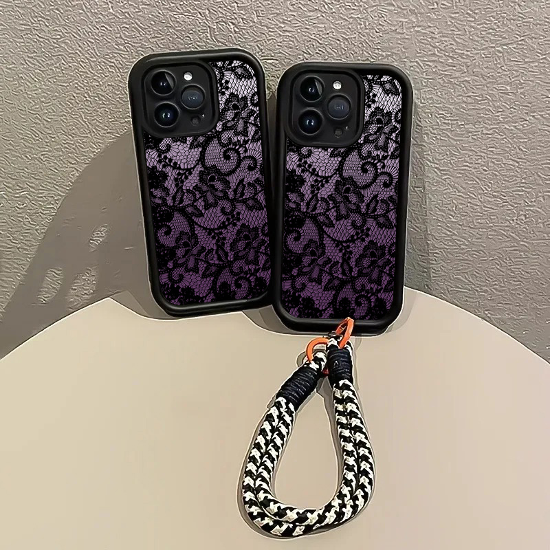 Siyah Mor Dantel Askılı Telefo - Phone Cases Purple incelemesi ve fiyatı