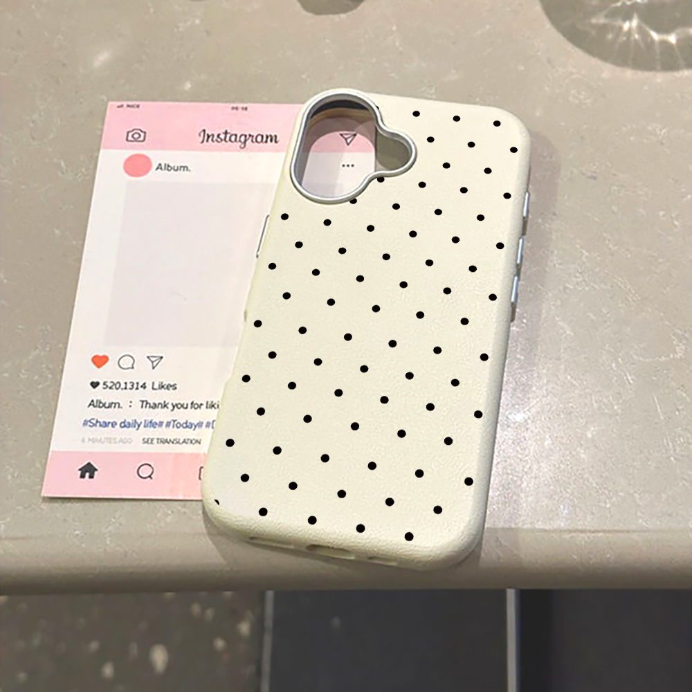 Kore INS Sevimli Puantiyeli Te - Phone Cases Korea incelemesi ve fiyatı