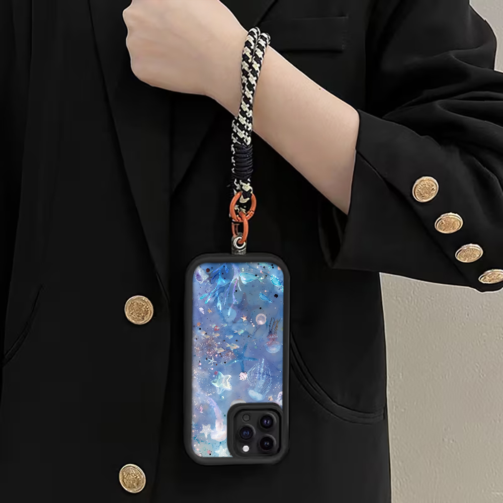 Mavi Mor Denizanası Askılı İp  - Phone Cases Purple incelemesi ve fiyatı