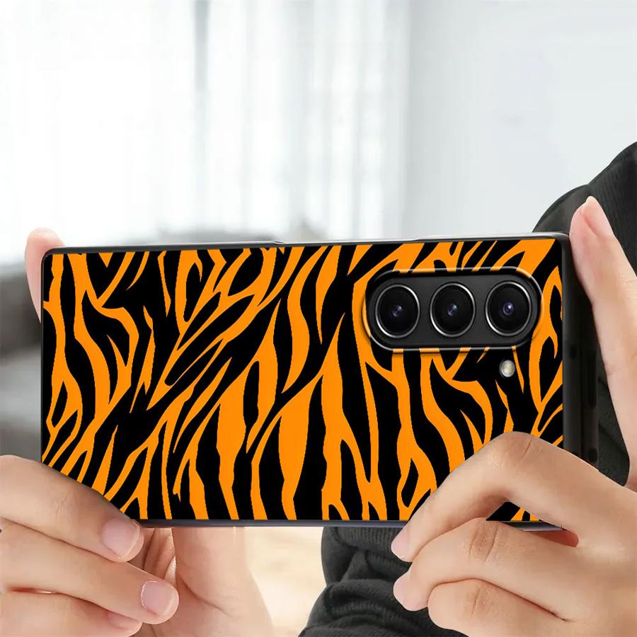 Zebra Çizgili Ayçiçeği Arka Te - Phone Cases Z Fold 7 incelemesi ve fiyatı