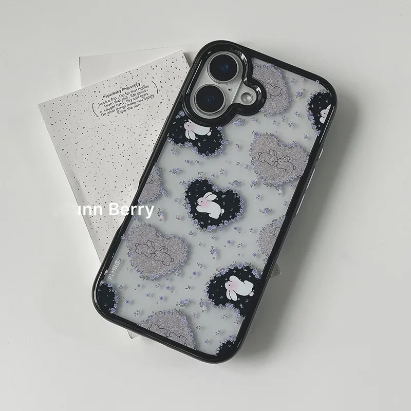 Kore Retro Kız Aşkı Tavşan Mor - Phone Cases Purple incelemesi ve fiyatı