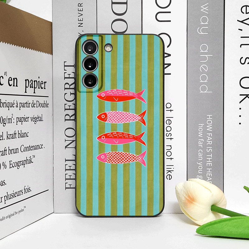 Sevimli Çizgili Desenli Sardal - Phone Cases Oppo incelemesi ve fiyatı