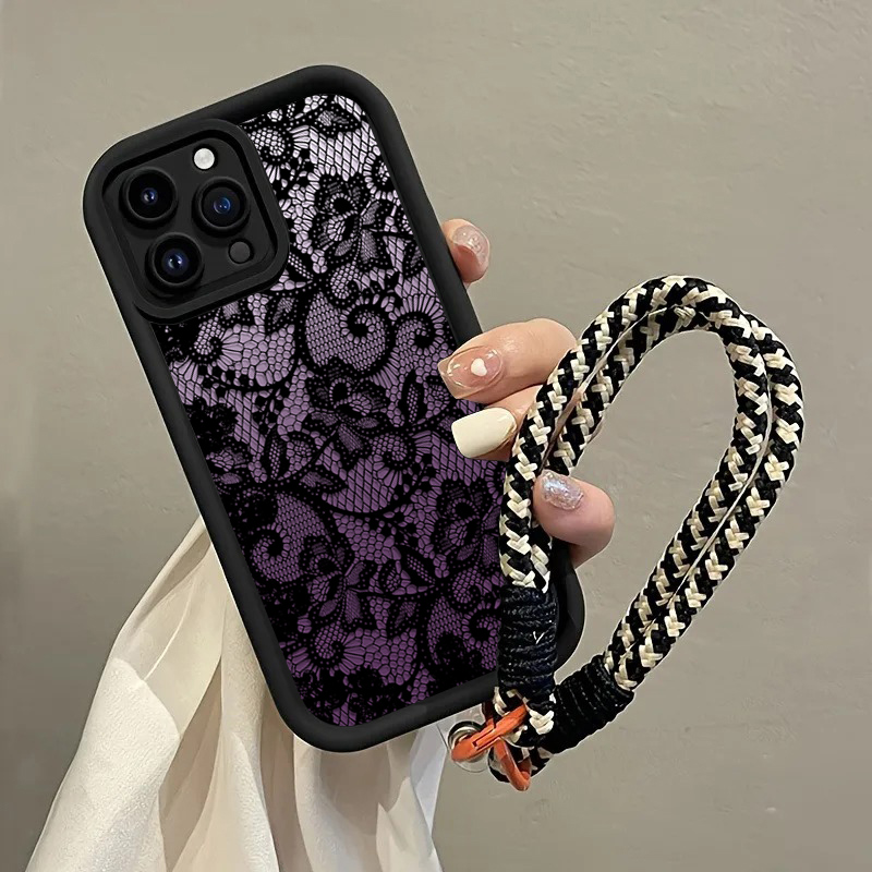 Siyah Mor Dantel Askılı Telefo - Phone Cases Purple incelemesi ve fiyatı