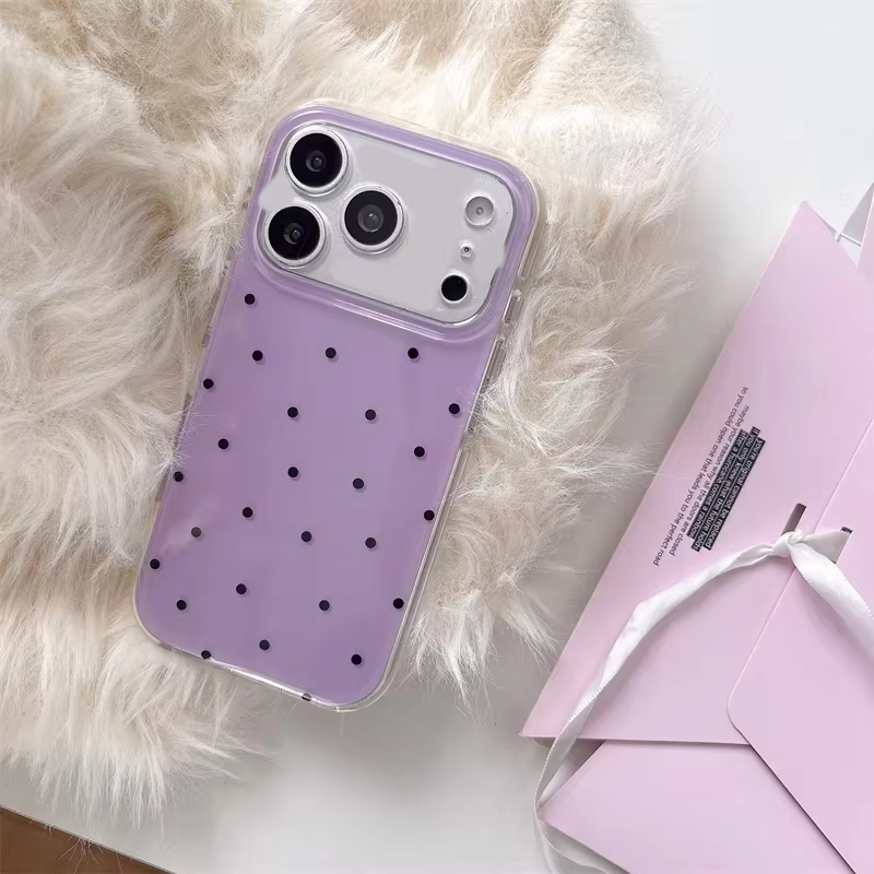 Minimalist Tarz Mor Puantiyeli - Phone Cases Purple incelemesi ve fiyatı