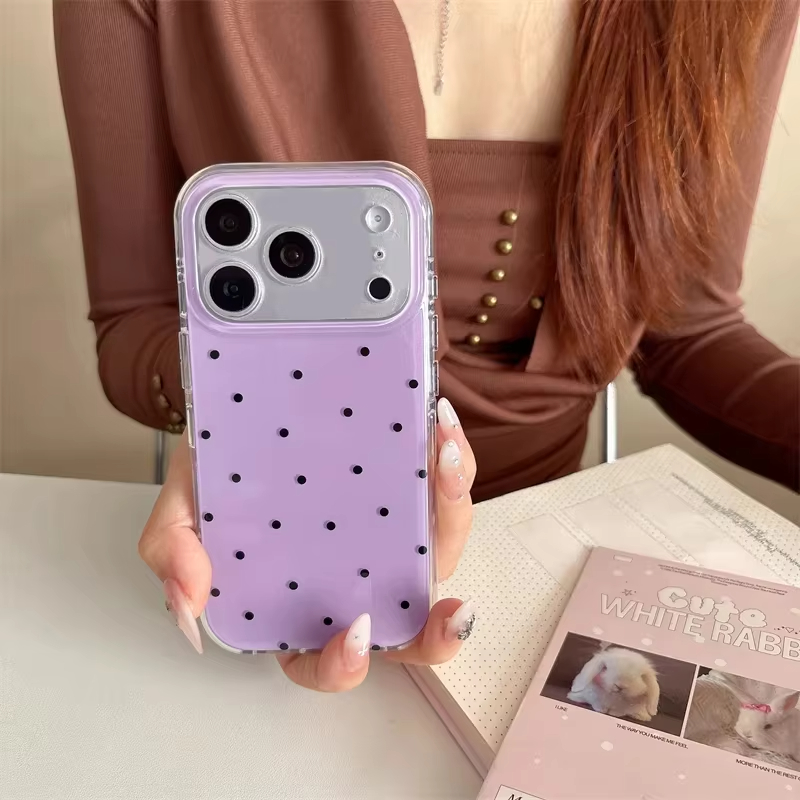 Minimalist Tarz Mor Puantiyeli - Phone Cases Purple incelemesi ve fiyatı