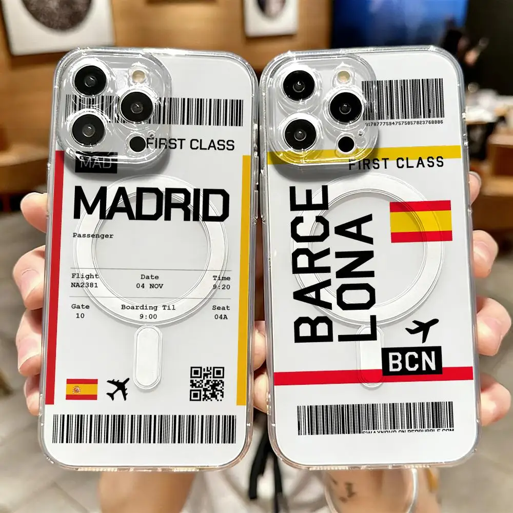 İspanya Seyahat Uçak Bileti De - Phone Cases Magnetic incelemesi ve fiyatı