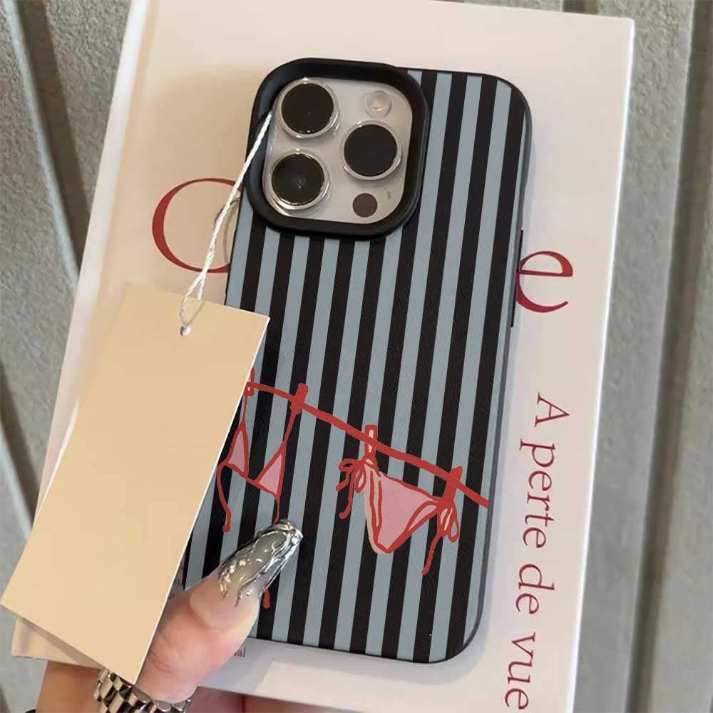 Mavi Beyaz Çizgili Bikini Dese - Phone Cases Blue incelemesi ve fiyatı
