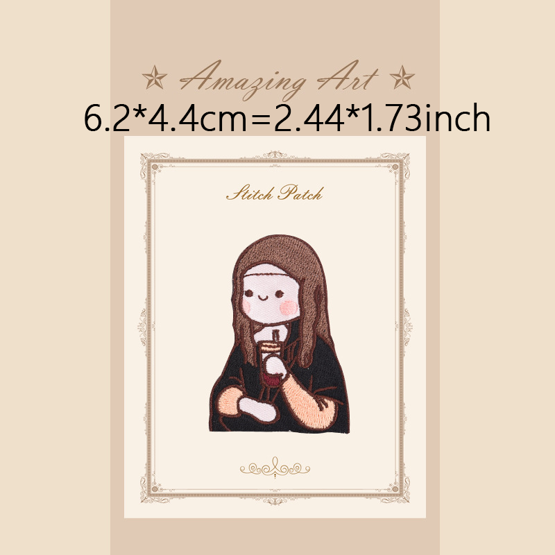 1 adet karikatür kız nakış yam - Phone Cases Eco Friendly incelemesi ve fiyatı
