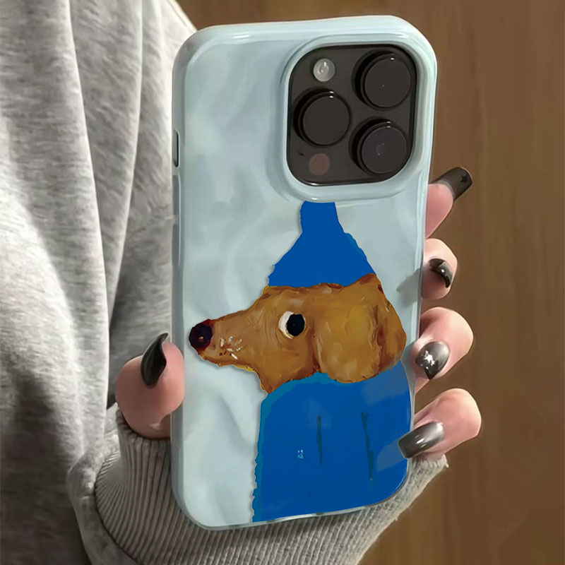 Mavi Şapka Köpek Kıvrımları Do - Phone Cases Blue incelemesi ve fiyatı