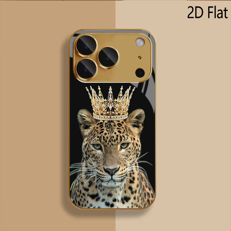Leopar Kralı Desenli temperli  - Phone Cases With Camera Cover incelemesi ve fiyatı