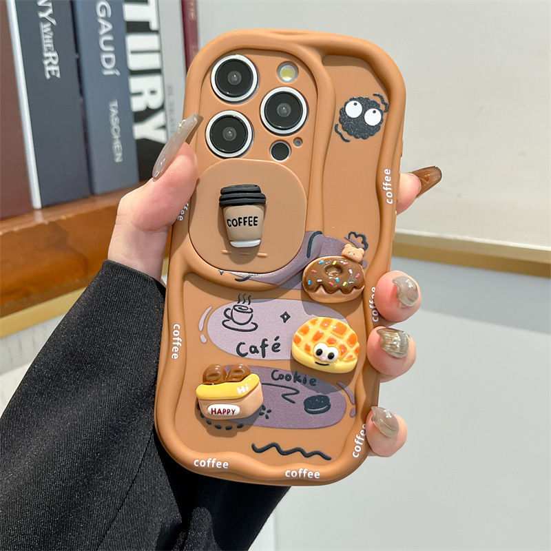 3D Karikatür Ekmek Desenli Bil - Phone Cases That Cover The Camera incelemesi ve fiyatı
