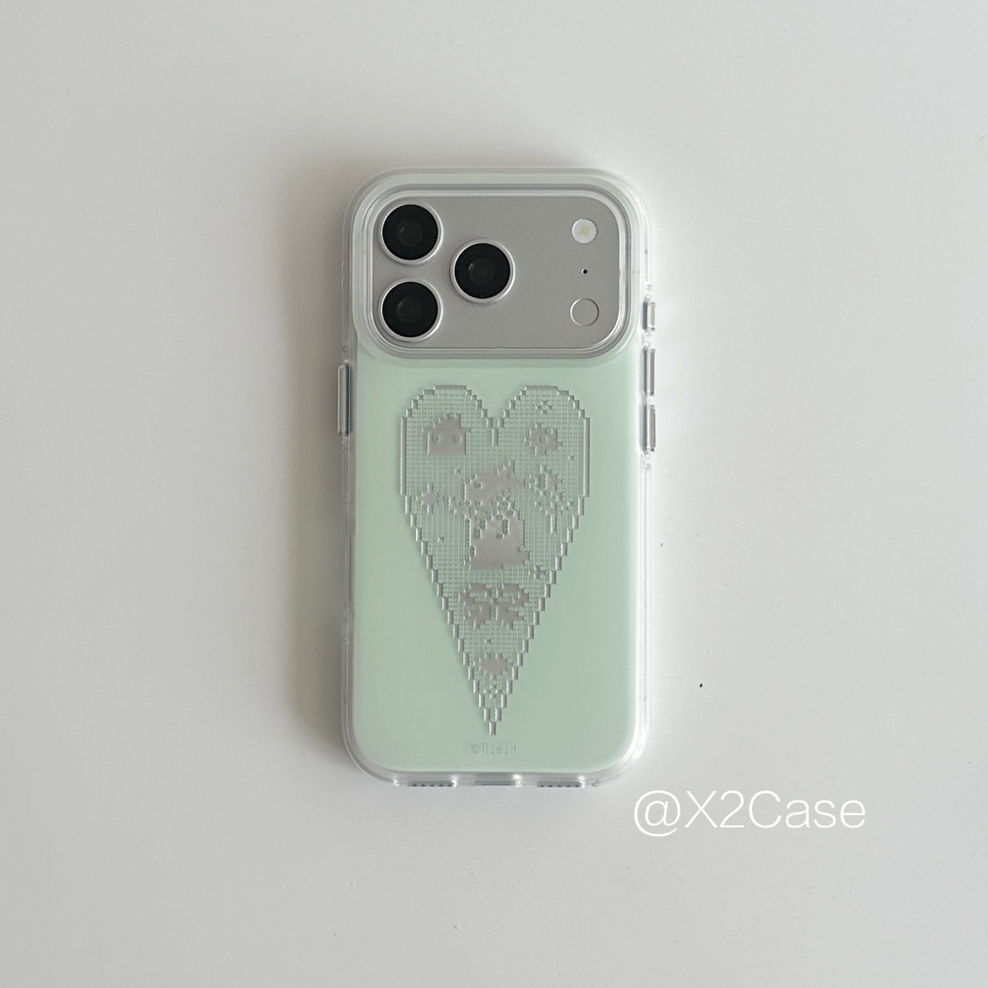 Kore Tarzı Yeşil Aşk Piksel Ta - Phone Cases Korea incelemesi ve fiyatı