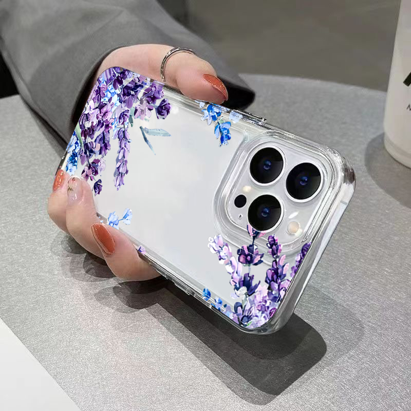 Mor Çiçekli Yumuşak TPU Telefo - Phone Cases Purple incelemesi ve fiyatı